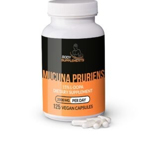 Body Supplements – Mucuna Pruriens Vega Caps 400mg (125 pieces)